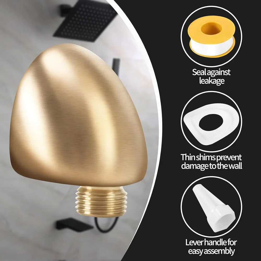 50560-CZ-PR Wall Supply Elbow For Hand Shower Elbow Adapter,Water Supply